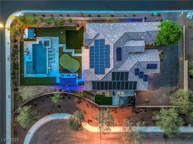 10319 Larkmead Ave, Las Vegas, NV 89149 - aerial view of property and surrounding area