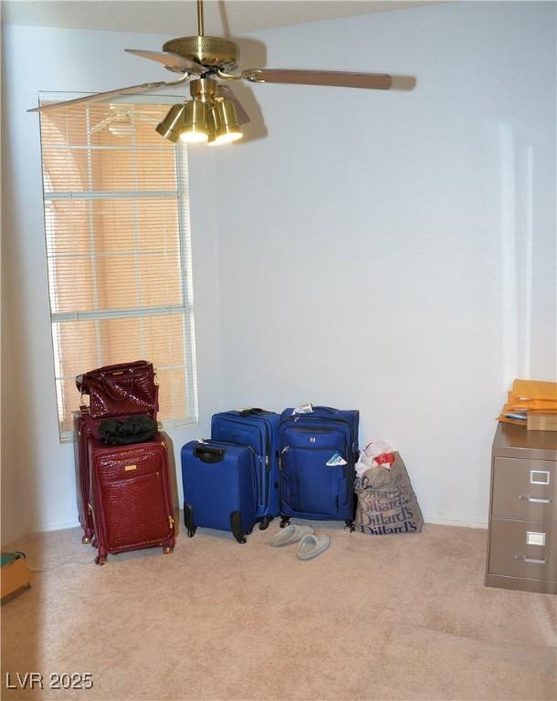 3519 W Red Coach Ave, North Las Vegas, NV 89031 - interior space with a ceiling fan