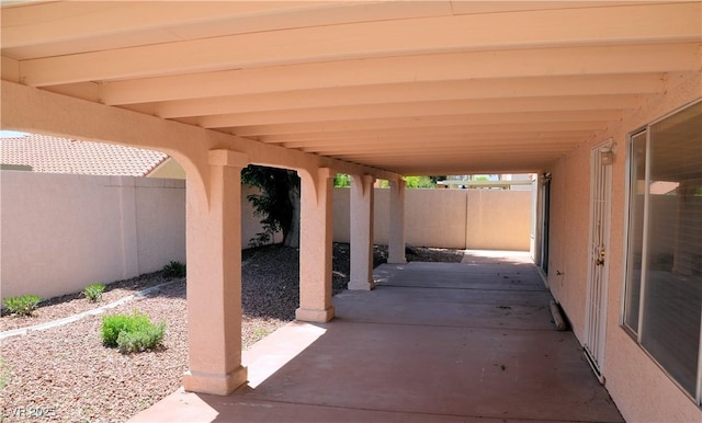 3519 W Red Coach Ave, North Las Vegas, NV 89031 - fenced backyard with a patio