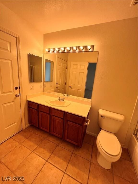 7255 W La Madre Way, Las Vegas, NV 89149 - full bath featuring vanity, toilet, and tile patterned floors