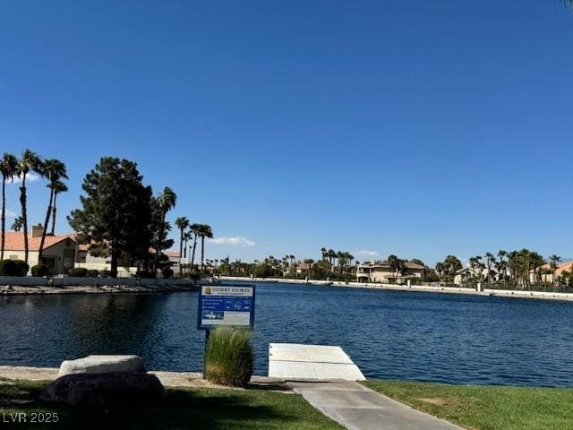 3005 Treasure Island Rd, Las Vegas, NV 89128 - dock with a water view