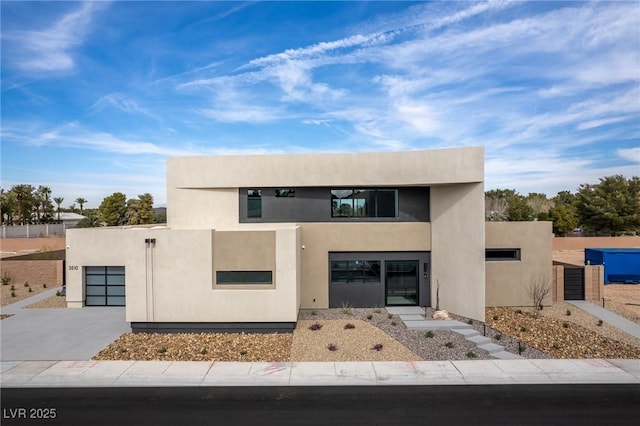 3510 Cosima Ln, Las Vegas, NV 89120 - modern home with concrete driveway, stucco siding, and a garage