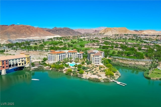 29 Montelago Blvd Unit 520, Henderson, NV 89011 - aerial view of property and surrounding area with a water and mountain view