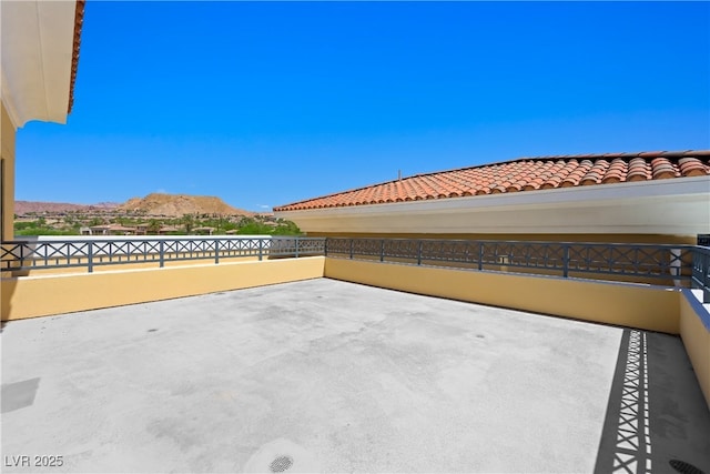 29 Montelago Blvd Unit 520, Henderson, NV 89011 - view of patio / terrace featuring a mountain view and a balcony