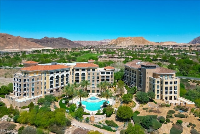 29 Montelago Blvd Unit 520, Henderson, NV 89011 - bird's eye view of a pool area and mountains
