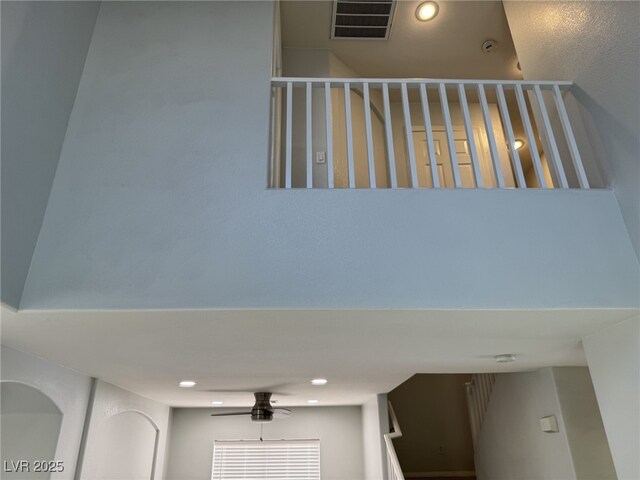 11029 Meadow Leaf Ave, Las Vegas, NV 89144 - detailed view of ceiling fan and recessed lighting