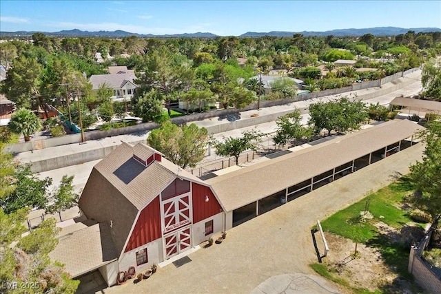 3102 La Mirada Ave, Las Vegas, NV 89120 - aerial view of property and surrounding area with a mountain backdrop