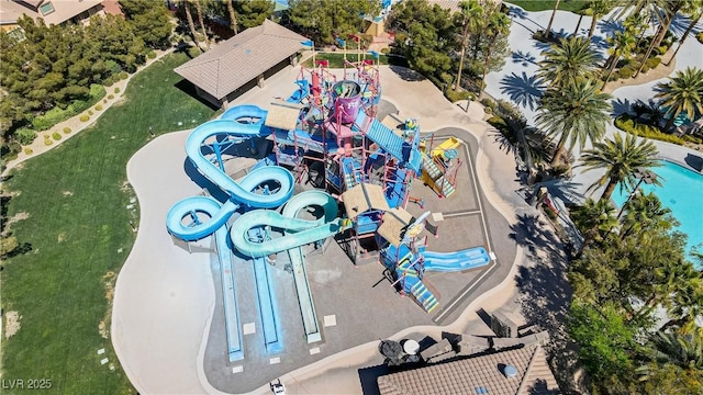236 Dog Leg Dr, Las Vegas, NV 89148 - bird's eye view
