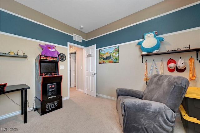 6334 Orions Belt Peak St, North Las Vegas, NV 89031 - living area featuring carpet flooring and baseboards