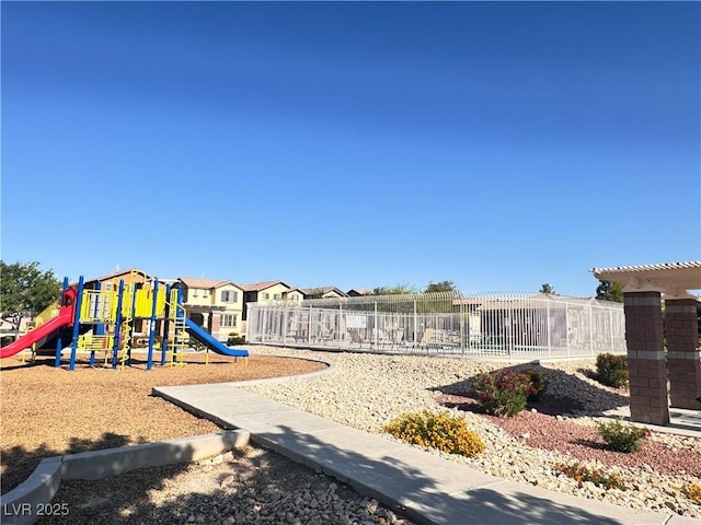 5653 Mount Athos St, North Las Vegas, NV 89031 - view of communal playground