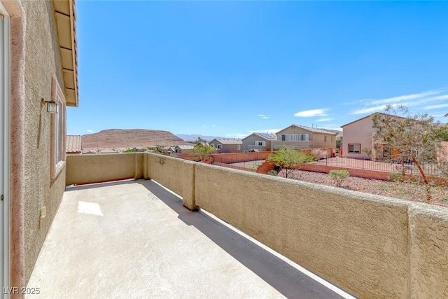 5079 Quiet Falls Ct, Las Vegas, NV 89141 - view of patio featuring a balcony and a residential view