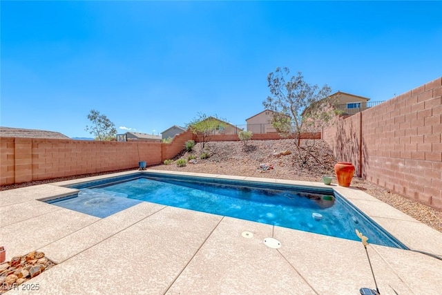 5079 Quiet Falls Ct, Las Vegas, NV 89141 - view of swimming pool featuring a fenced backyard and a patio area