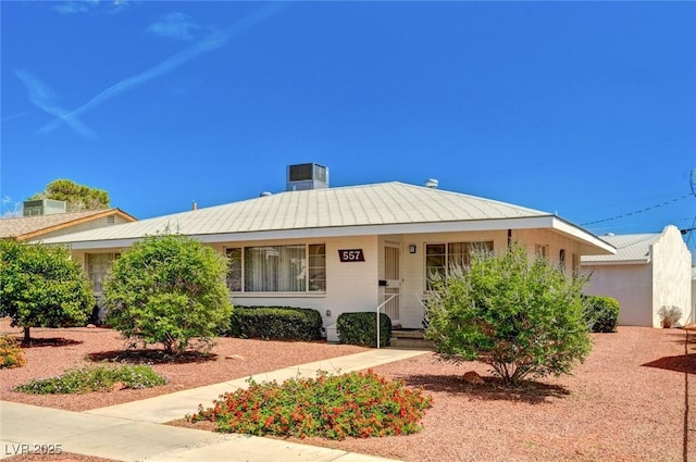 557 6th St, Boulder City, NV 89005 - view of front of property featuring central air condition unit