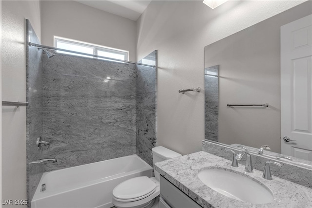 7072 Arabian Ridge St, Las Vegas, NV 89131 - full bathroom featuring tub / shower combination, toilet, and vanity