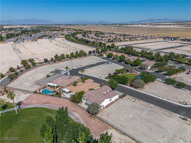 5747 Jaborandi Ave, Pahrump, NV 89061 - view of property location with a mountain backdrop and nearby suburban area