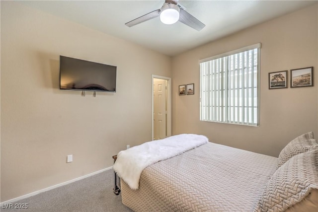 344 Golden Shore Dr, Las Vegas, NV 89123 - carpeted bedroom with baseboards and a ceiling fan
