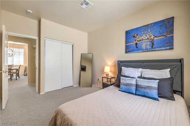 344 Golden Shore Dr, Las Vegas, NV 89123 - bedroom with carpet floors, a closet, and baseboards