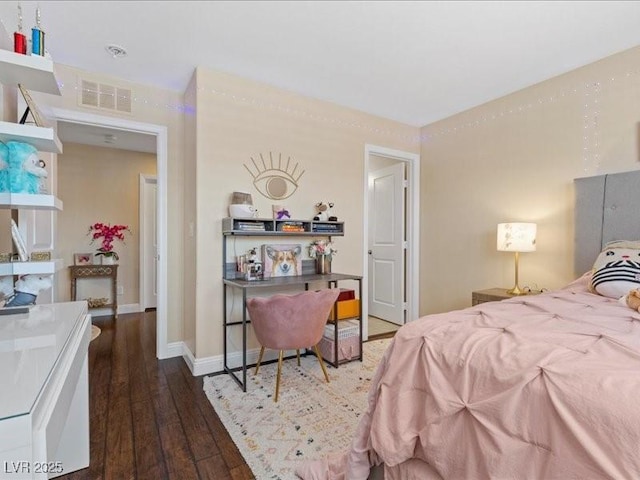 2400 Trissino Ct, Henderson, NV 89044 - bedroom with wood-type flooring and baseboards
