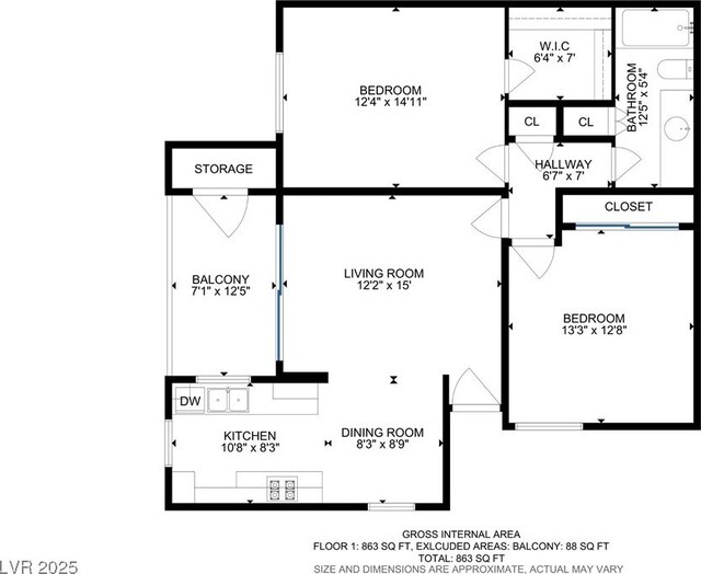 1390 Vegas Valley Dr Unit 26, Las Vegas, NV 89169 - floor plan / room layout