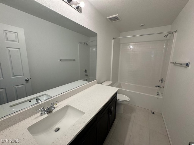 5175 Capucina St Lot 5, Las Vegas, NV 89122 - full bathroom featuring vanity, shower / bathtub combination, toilet, and tile patterned floors