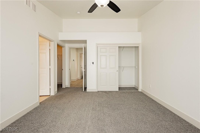 10309 Georgetown Pl, Las Vegas, NV 89134 - unfurnished bedroom featuring carpet flooring, baseboards, and a ceiling fan
