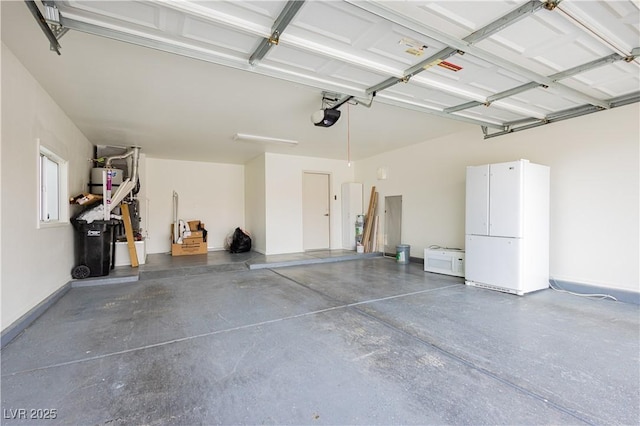10309 Georgetown Pl, Las Vegas, NV 89134 - garage with a garage door opener and water heater
