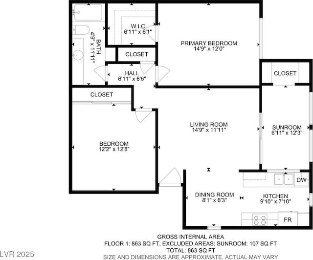 1390 Vegas Valley Dr Unit 32, Las Vegas, NV 89169 - home floor plan