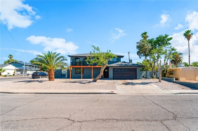 2180 Palora Ave, Las Vegas, NV 89169 - view of front of house with an attached garage and driveway