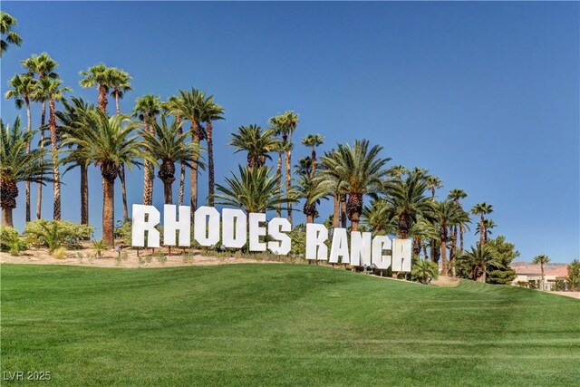 74 Harbor Coast St, Las Vegas, NV 89148 - community / neighborhood sign with a yard