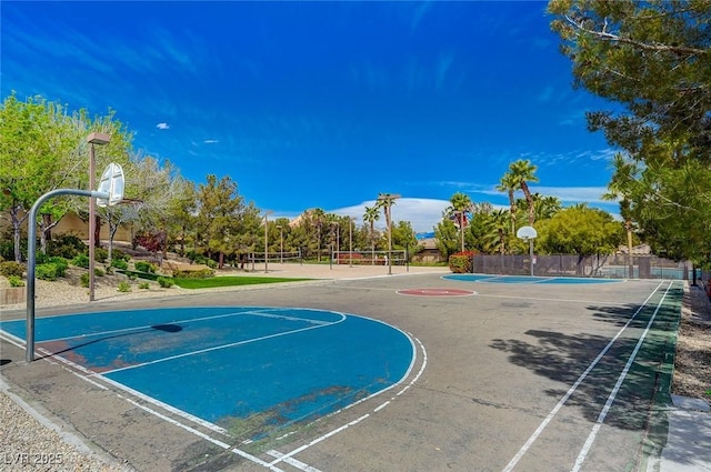 74 Harbor Coast St, Las Vegas, NV 89148 - view of sport court featuring volleyball court and community basketball court