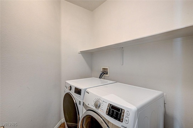 74 Harbor Coast St, Las Vegas, NV 89148 - washroom featuring independent washer and dryer and baseboards