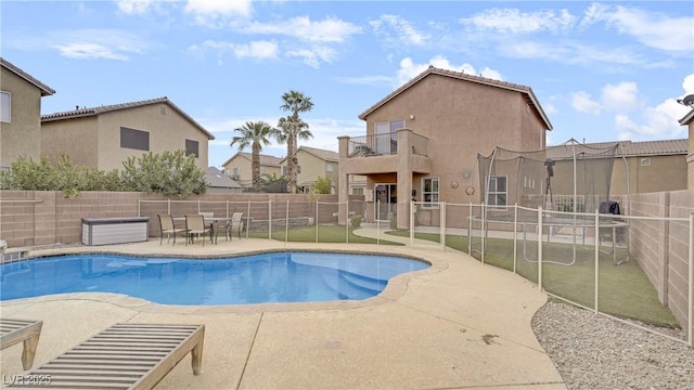 482 Painted Sage Ct, Henderson, NV 89015 - view of swimming pool with a patio area and a fenced backyard