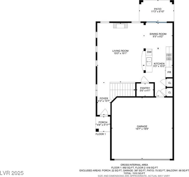 482 Painted Sage Ct, Henderson, NV 89015 - floor plan / room layout