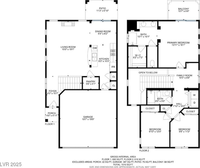 482 Painted Sage Ct, Henderson, NV 89015 - floor plan / room layout