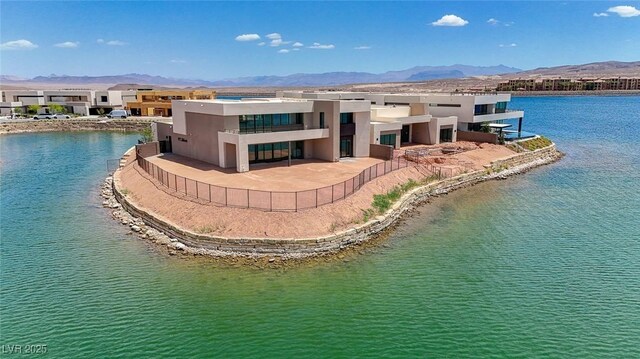 1600 Pleasant Bay Ct, Henderson, NV 89011 - view from above of property with a water and mountain view