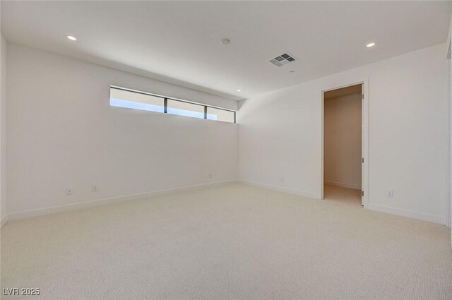 1600 Pleasant Bay Ct, Henderson, NV 89011 - spare room featuring light colored carpet, recessed lighting, and baseboards