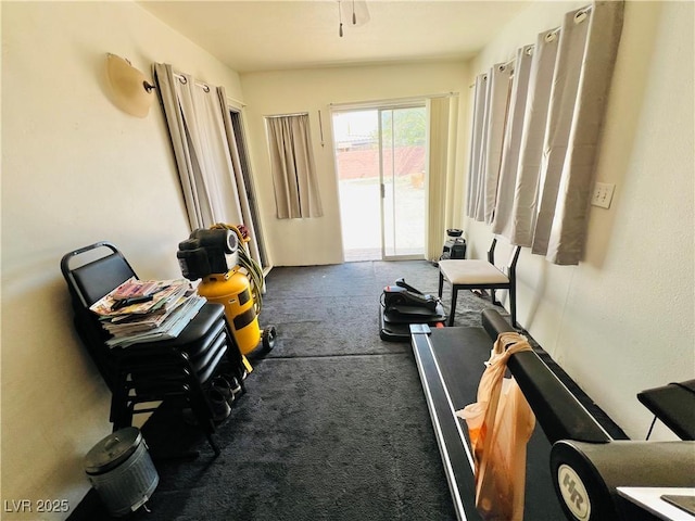 1860 Banaba Ln, Las Vegas, NV 89156 - workout area featuring dark carpet