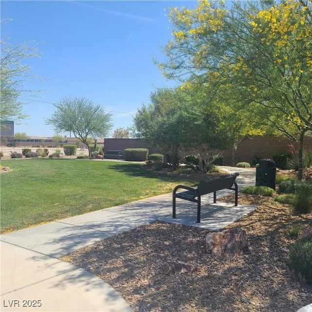 9229 Brayden Bay St, Las Vegas, NV 89178 - view of community with a lawn