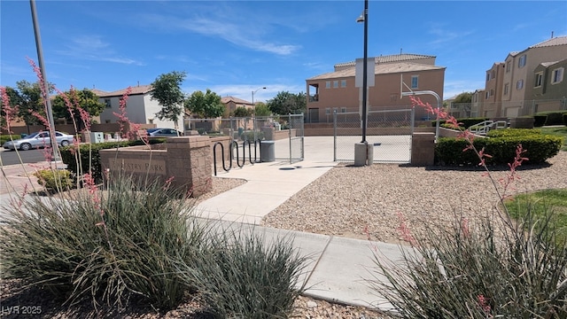 9053 Entrancing Ave, Las Vegas, NV 89149 - view of home's community with a residential view and a gate