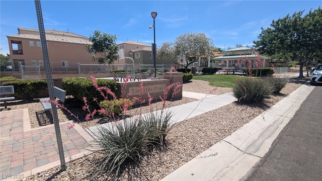 9053 Entrancing Ave, Las Vegas, NV 89149 - surrounding community featuring a gazebo