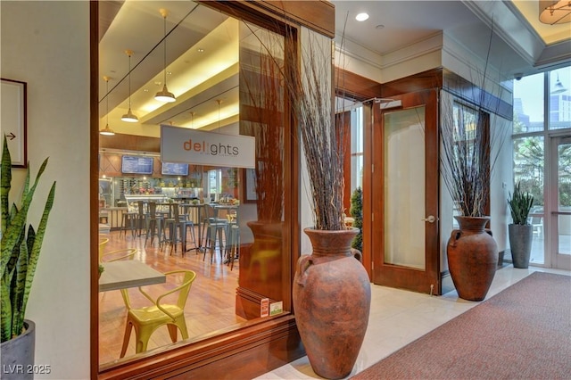 135 E Harmon Ave Unit 2420, Las Vegas, NV 89109 - lobby featuring crown molding