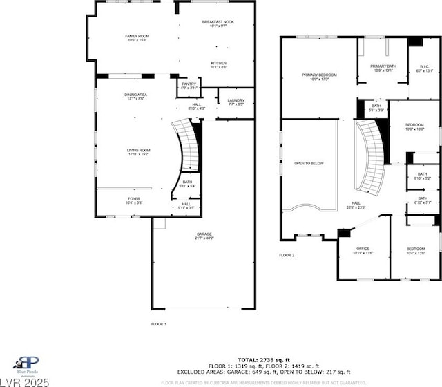 2529 Flodden St, Henderson, NV 89044 - floor plan / room layout