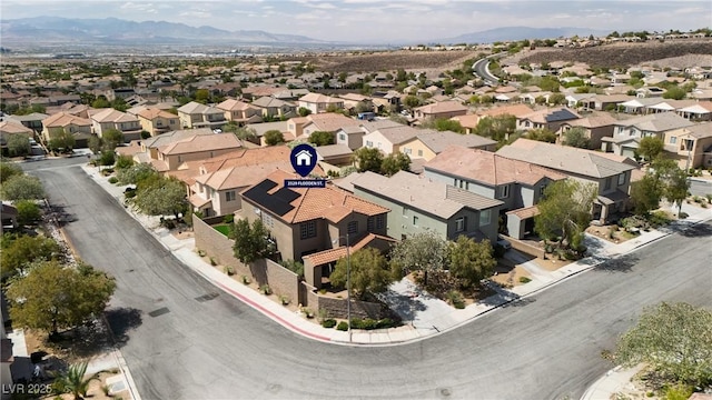 2529 Flodden St, Henderson, NV 89044 - aerial view of residential area with mountains