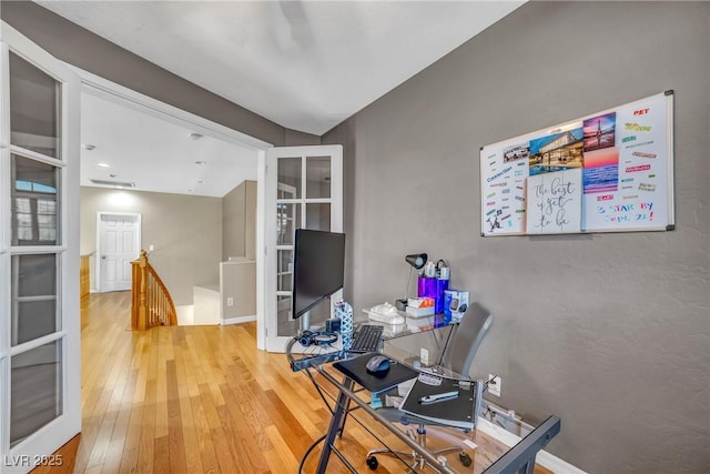 2529 Flodden St, Henderson, NV 89044 - home office with wood finished floors and baseboards