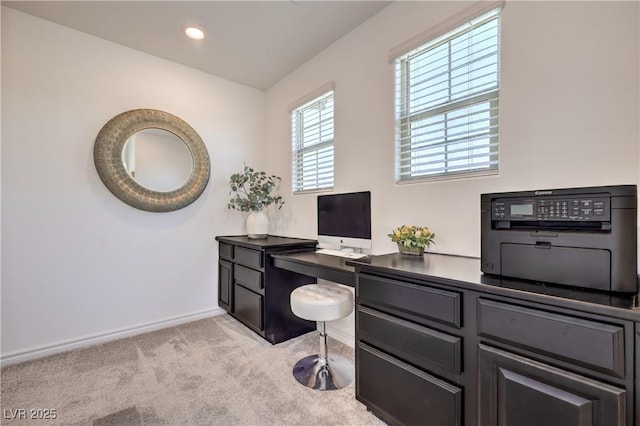 12286 Silvana St, Las Vegas, NV 89141 - home office featuring light colored carpet and baseboards