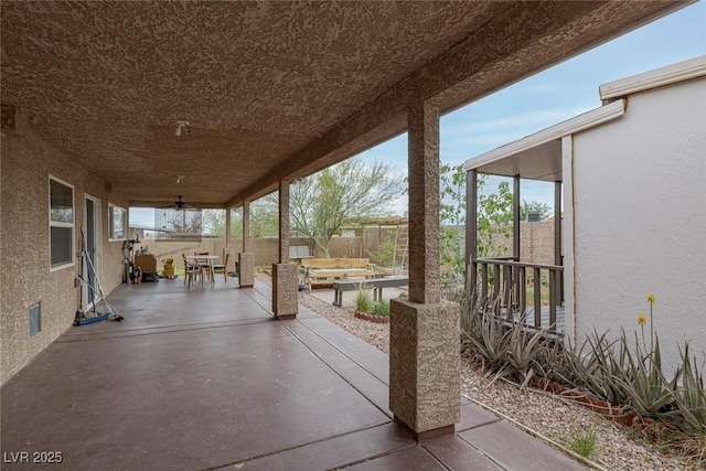 603 Palmhurst Dr, Las Vegas, NV 89145 - fenced backyard featuring a patio area