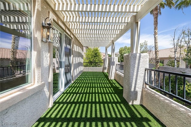 820 Colina Alta Pl, Las Vegas, NV 89138 - view of yard featuring a pergola
