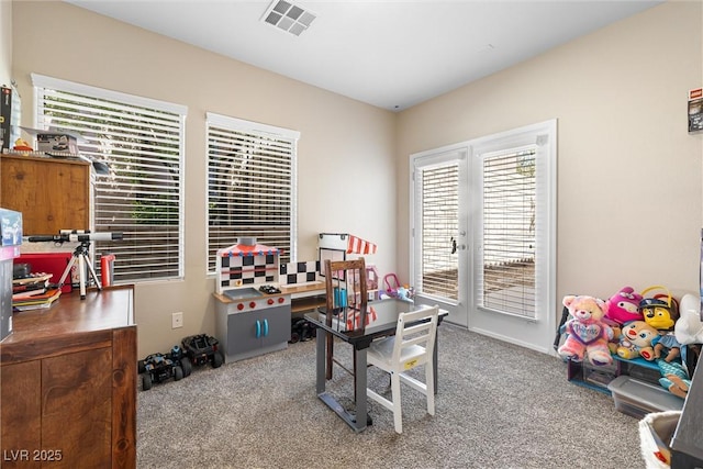 820 Colina Alta Pl, Las Vegas, NV 89138 - carpeted office space with french doors