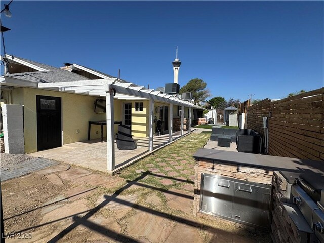1819 Beverly Way, Las Vegas, NV 89104 - view of yard with a patio area and central air condition unit