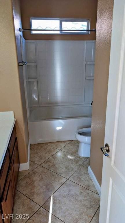 8159 Base Camp Ave, Las Vegas, NV 89178 - bathroom featuring vanity, toilet, shower / washtub combination, and plenty of natural light